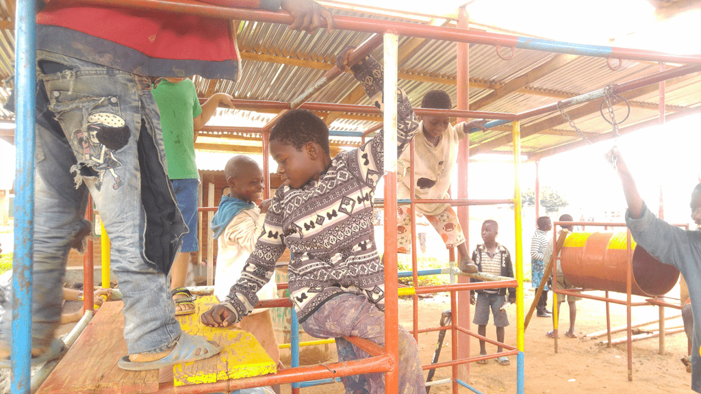 Children playing Dzaleka Refugee Camp